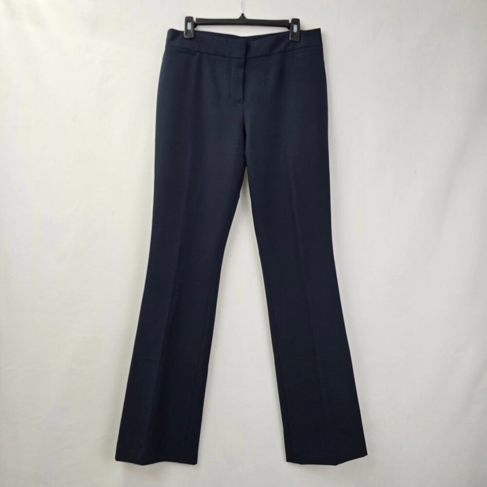 Le Chateau Navy Blue Trouser Straight Leg Dress Pants Size 8